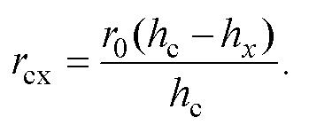 r<sub>cx</sub>